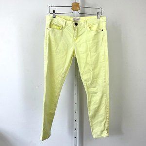 Current/Elliott Stiletto Jeans Neon Yellow Size 30